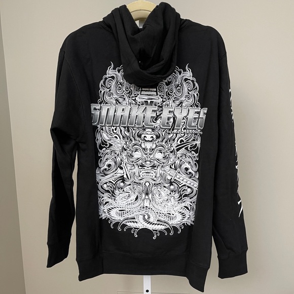 Dim Mak x Snake Eyes - Double Dragon Hoodie - Black - Picture 6 of 7